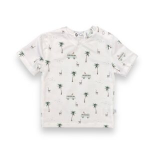 T-shirt met printjes | Wit