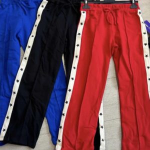 Sterren broek | Zwart & Rood