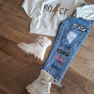 Rock sweater | Wit