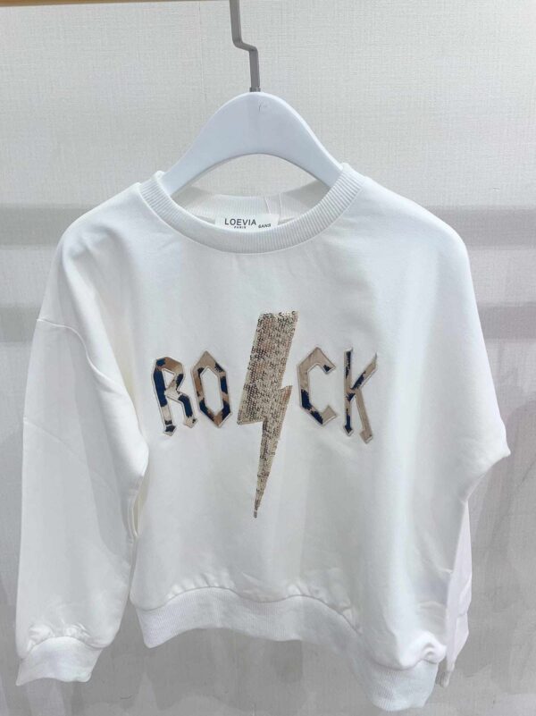 Rock sweater | Wit - Afbeelding 2