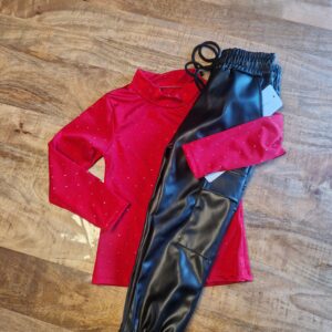 Cargo Leatherbroek | Zwart