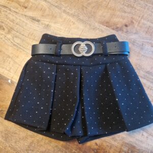 Broekrokje Sparkle | Zwart