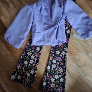 Overslag strik blazer | Lila