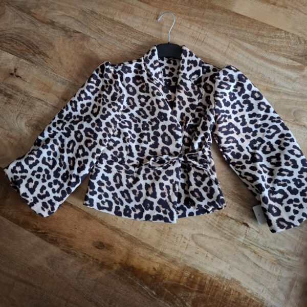 Overslag strik blazer | Panter - Afbeelding 2