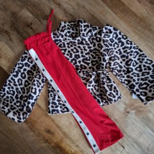 Overslag strik blazer | Panter