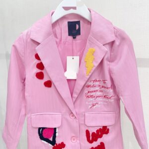 Blazer printjes | Roze