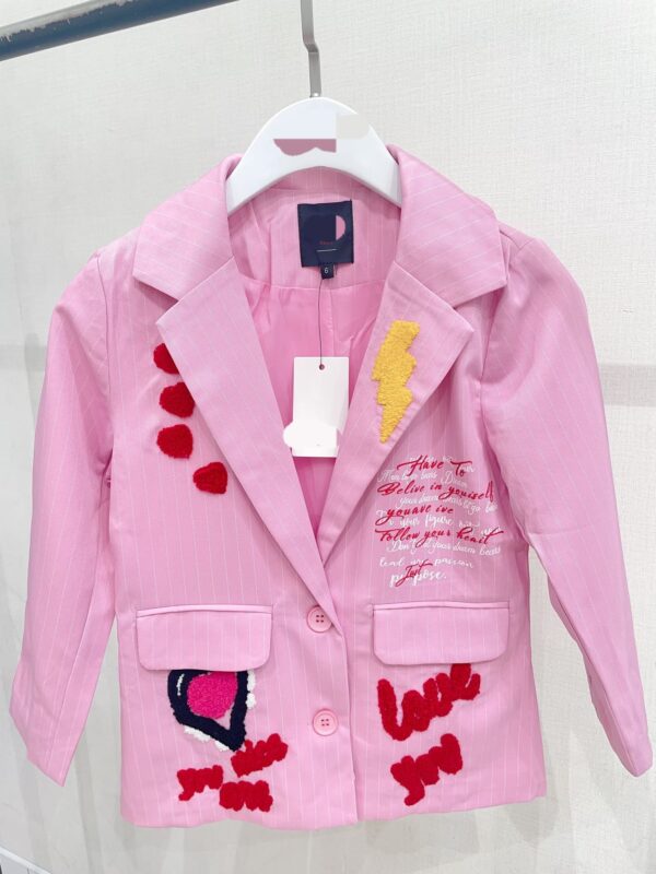 Blazer printjes | Roze