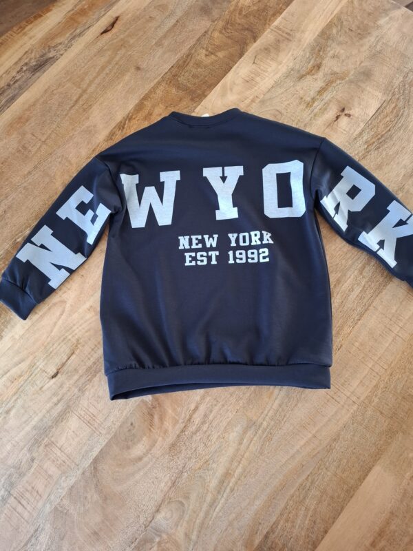 Newyork tuniek/sweaterdress | Blauw - Afbeelding 3