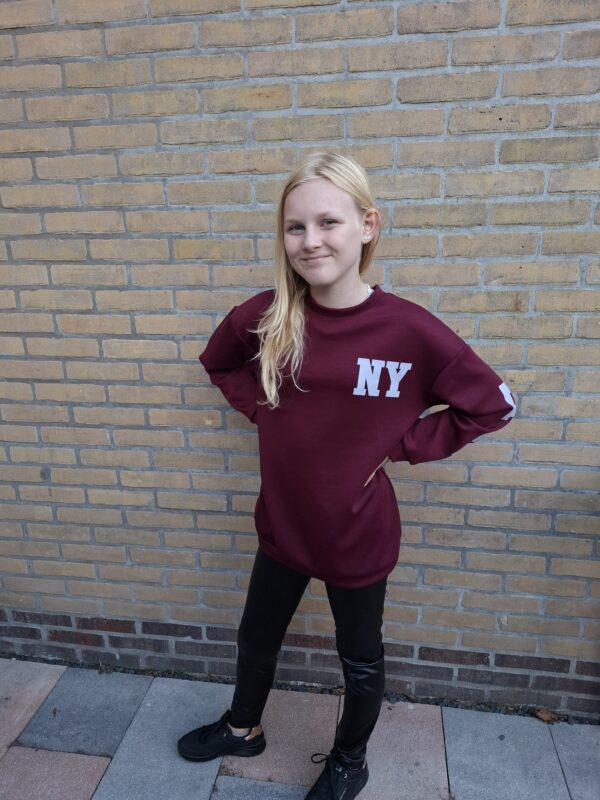 Newyork tuniek/sweaterdress | Bordeaux