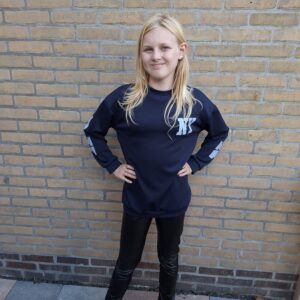 Newyork tuniek/sweaterdress | Blauw