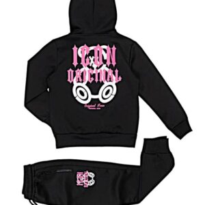 Iconpak | zwart/roze