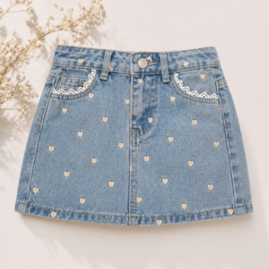 Spijkerrokje | Hartjes