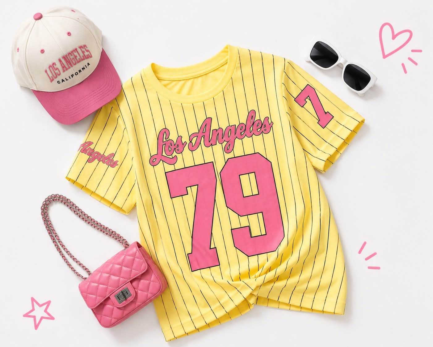 Jersey | Geel/Roze
